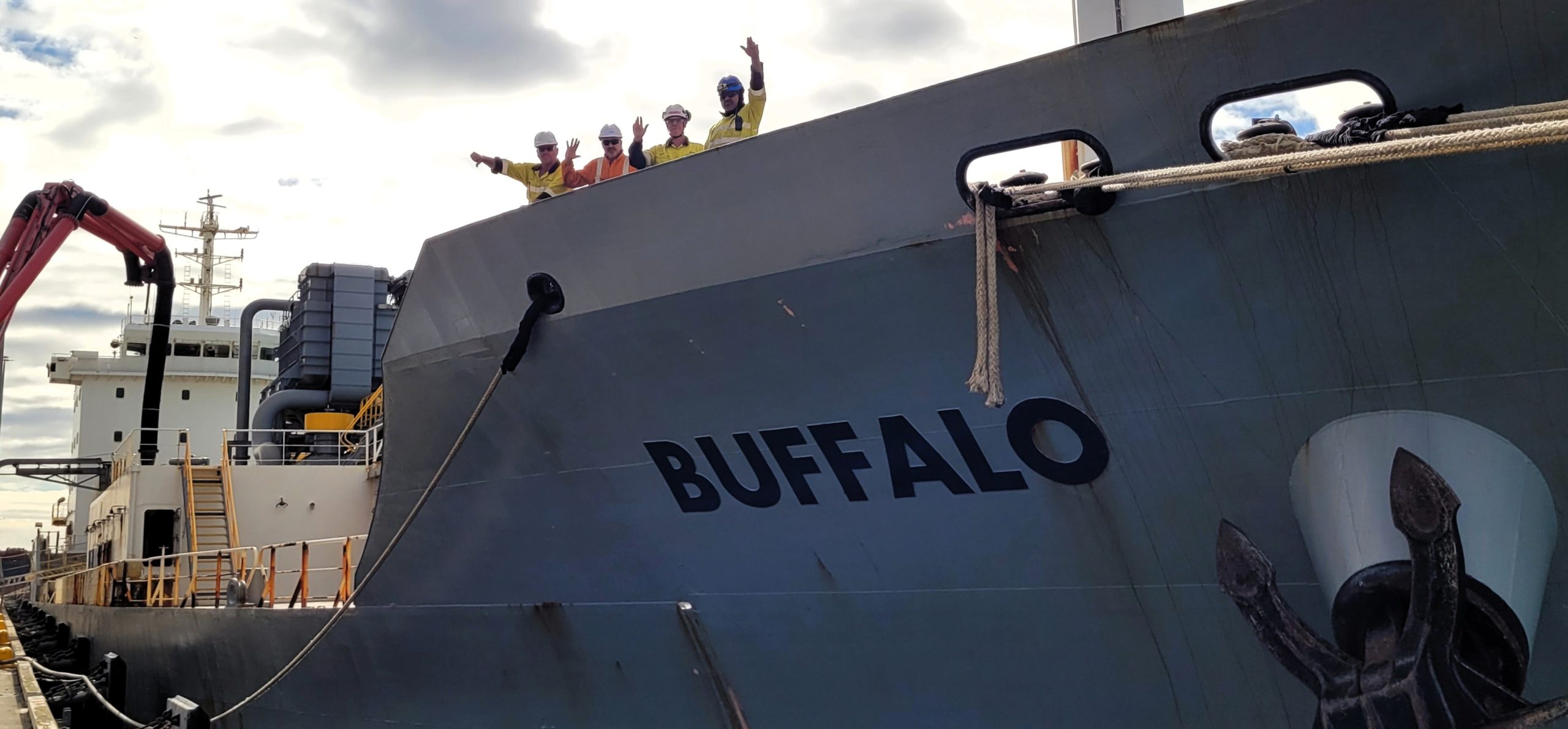 New Zealand cement ship MV Buffalo in Timaru